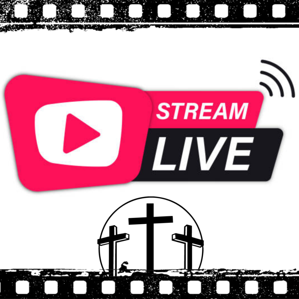 Access a live video feed of services.